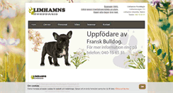Desktop Screenshot of limhamnshunddagis.se