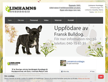 Tablet Screenshot of limhamnshunddagis.se